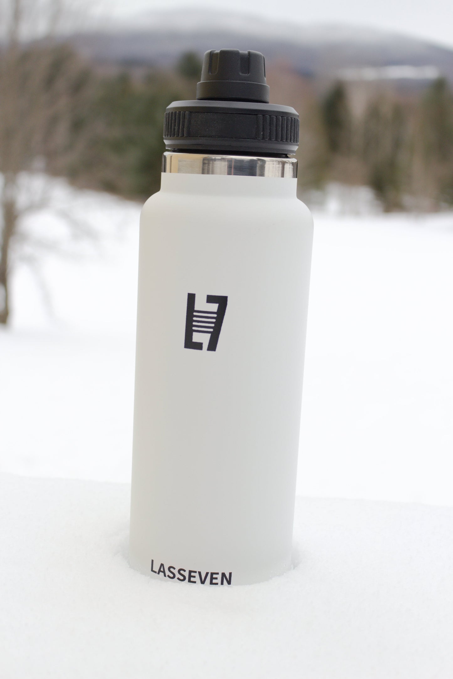 Bouteille LAS avec bec verseur de 40 oz - Blanc