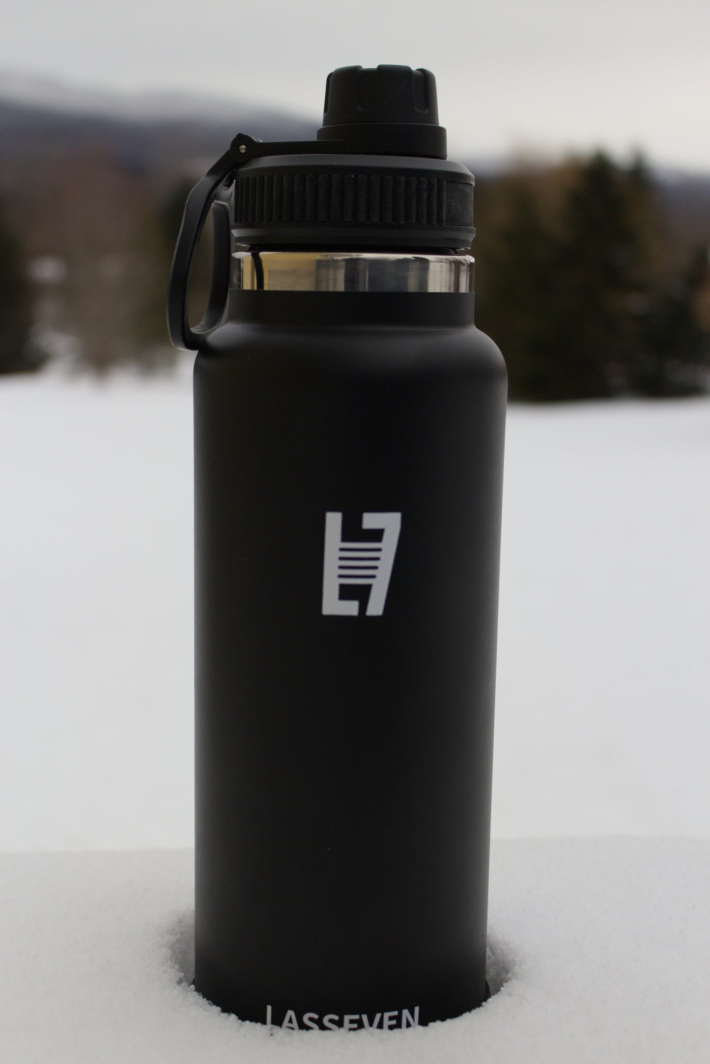Bouteille LAS avec bec verseur de 40 oz - Noir