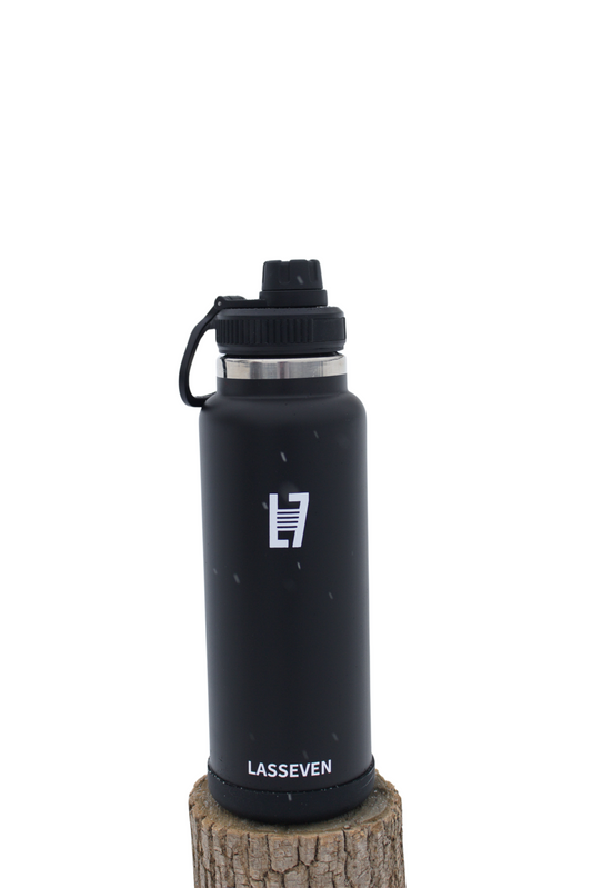 40 oz LAS bottle spout lid - Black